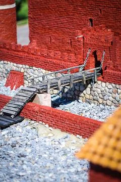 Miniature castle Stock Photos