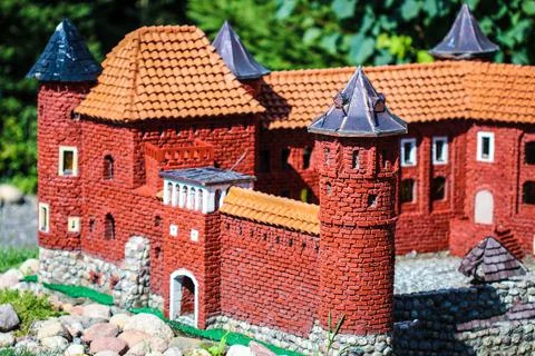 Miniature castle Stock Photos