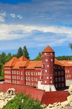 Miniature castle Stock Photos