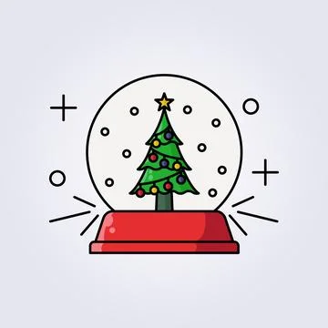 Miniature of christmas tree icon vector illustration design Stock Illustration