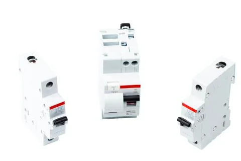 Miniature circuit breakers Stock Photos