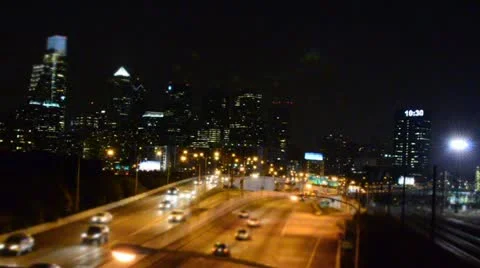 Miniature City Highway Stock Footage 12492541