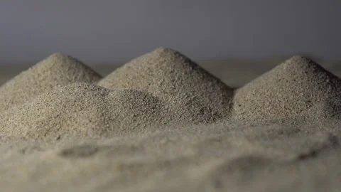 Miniature Desert Scene on White Background Stock Footage 308023618