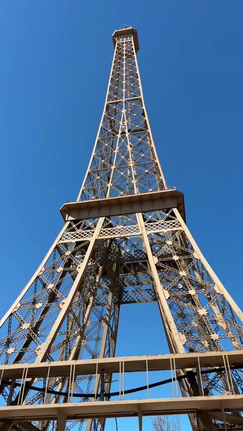 Miniature Eiffel Tower Video stock 336964796