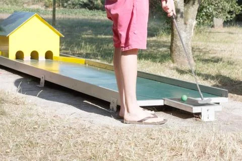 Miniature golf Stock Photos