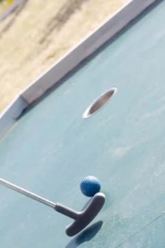 Miniature golf Foto stock