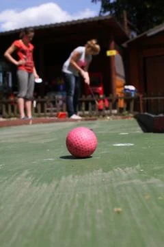 Miniature golf Stock Photos
