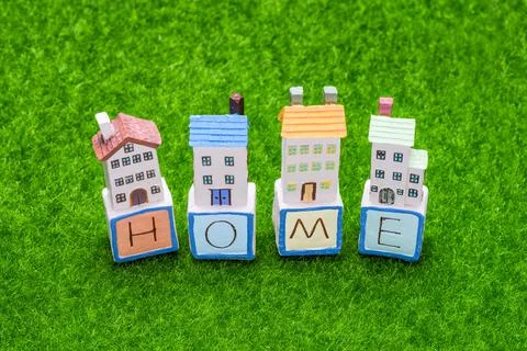 A miniature house Foto stock