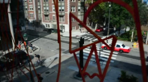 Miniature Intersection Stock Footage 12492602