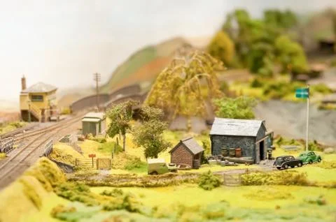Miniature landscape 스톡 사진