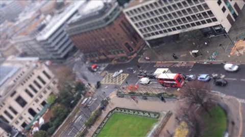 Miniature London 5 Stock Footage