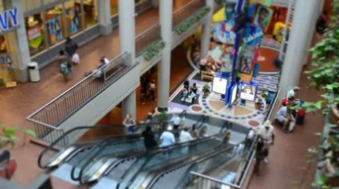 Miniature Mall Video stock 12492583