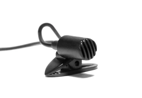Miniature microphone Stock Photos