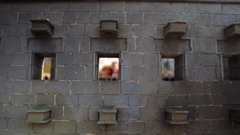 Miniature model of the ancient city of Aspendos in Miniaturk Park in Istanbul Stock Footage 296420312