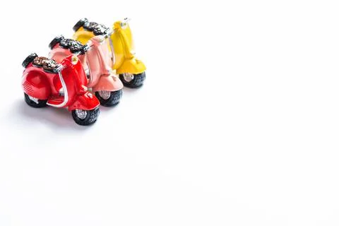 A miniature Motorcycle Foto stock