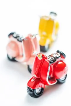 A miniature Motorcycle Foto stock