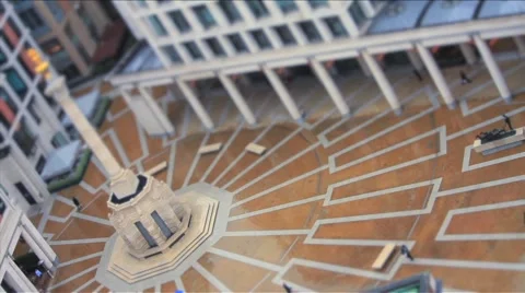 Miniature Paternoster Square Stock Footage 1003462