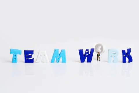 Miniature peoples Foto stock