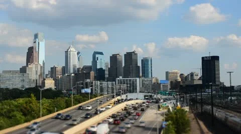 Miniature Skyline Day Stockbeeldmateriaal 12492454