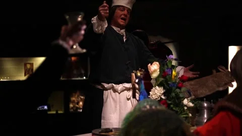 Miniature staged scenes inside 4K ultra HD. Stock Footage 321152255