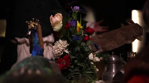 Miniature staged scenes inside 4K ultra HD. Stock Footage 321152391