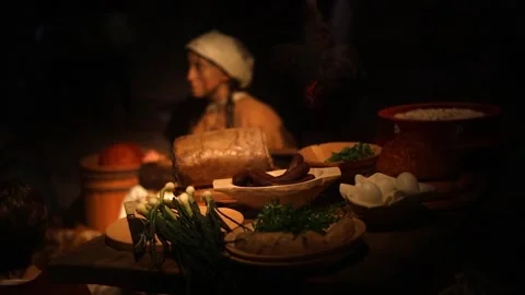 Miniature staged scenes inside 4K ultra HD. Stock-Footage 321152465