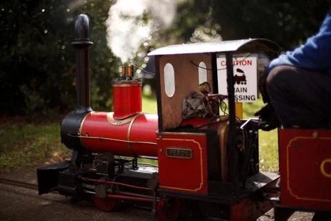 Miniature Steam engine Stock Photos