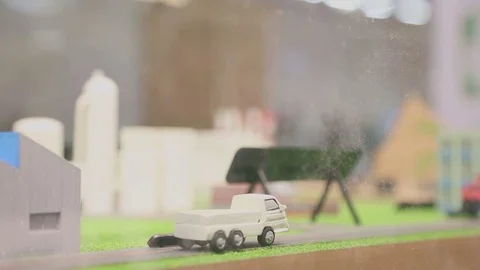 Miniature Town Stock Footage 76998922