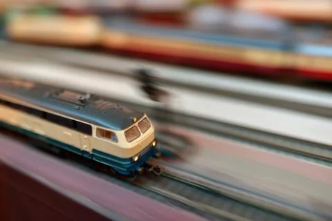 Miniature train. Stock Photos