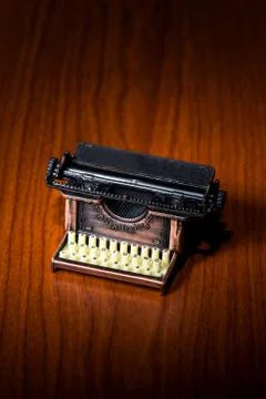 A miniature typewriter Stock Photos