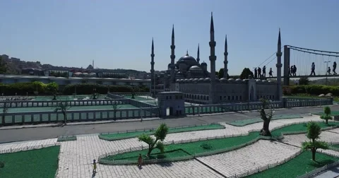Miniaturk in Istanbul, Stock Footage 62097877