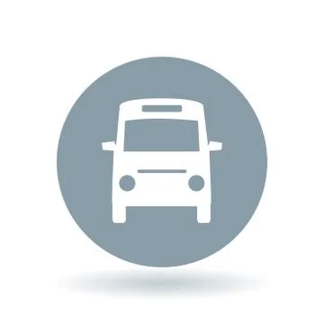 Minibus icon Stock Illustration