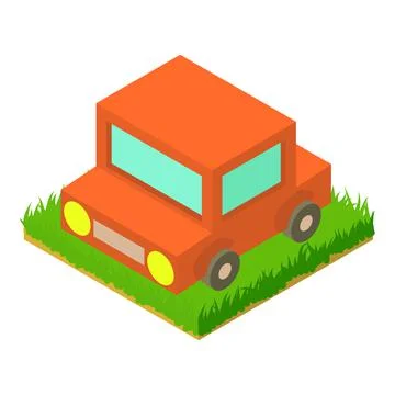 Minicar icon isometric vector. Car Stock Illustration