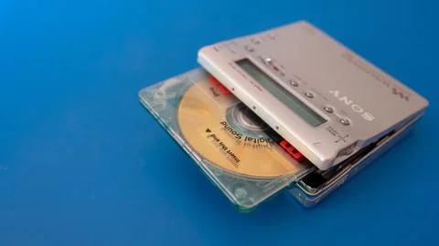 Minidisc player Foto stock
