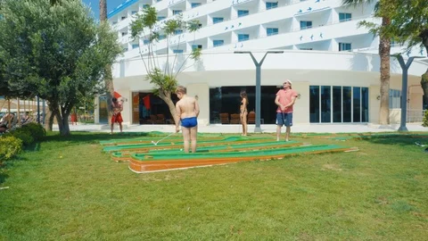 Minigolf Stock Footage 111142686