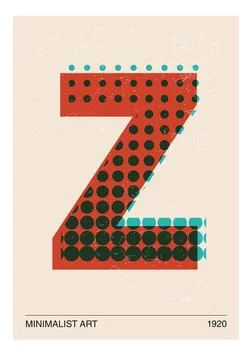 Minimal 20s geometric design poster 스톡 일러스트