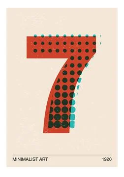 Minimal 20s geometric design poster 스톡 일러스트