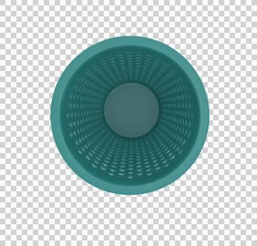 Minimal 3d Illustration trash can environment garbage concept ,waste ,copy sp Stock Illustration