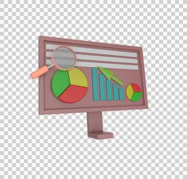 Minimal 3d Illustration Web UI-UX design, web page concept. Web design, compu Illustrazione stock