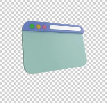 Minimal 3d Illustration Web UI or UX design, web page concept. Web design, co Stock Illustration