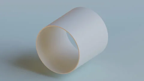 Minimal 3d shape rotation Stock Footage 159140765