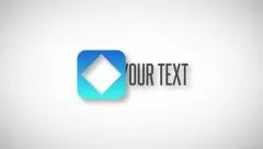 Minimal 4 Pieces Business Logo Bounce Animation Text Reveal Intro Stock After Effects