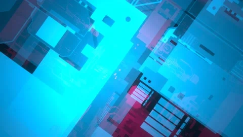 Minimal Abstract Backdrop With Digital Connections Pattern 8K Stock Footage 172201483