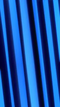 Minimal abstract background of blue vertical neon stripes with soft glow an.. 스톡 일러스트