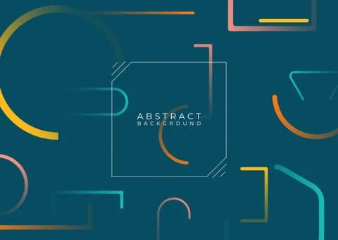 Minimal abstract background color gradient modern frame style with space Stock Illustration
