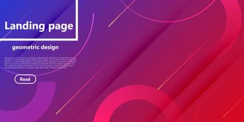 Minimal abstract background design vector template. Pattern geometric poster  Stock Illustration