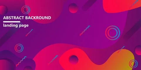 Minimal abstract background design vector template. Pattern geometric poster  Illustrazione stock