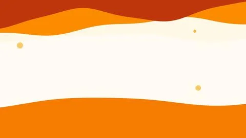 Minimal abstract background features flowing orange and red organic waves Stock Illustration