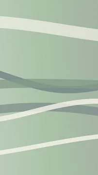 Minimal abstract background featuring layered mint and beige ribbon-like st.. Stock Illustration