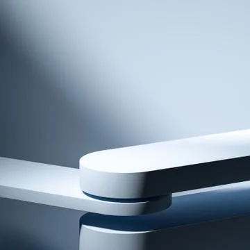 Minimal abstract background for product presentation. Soft shadow on a white Illustrazione stock